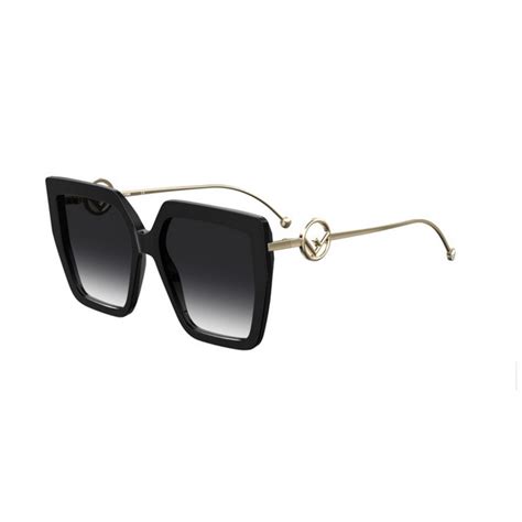 Fendi FF 0410/S 807/9O Sunglasses in Black 